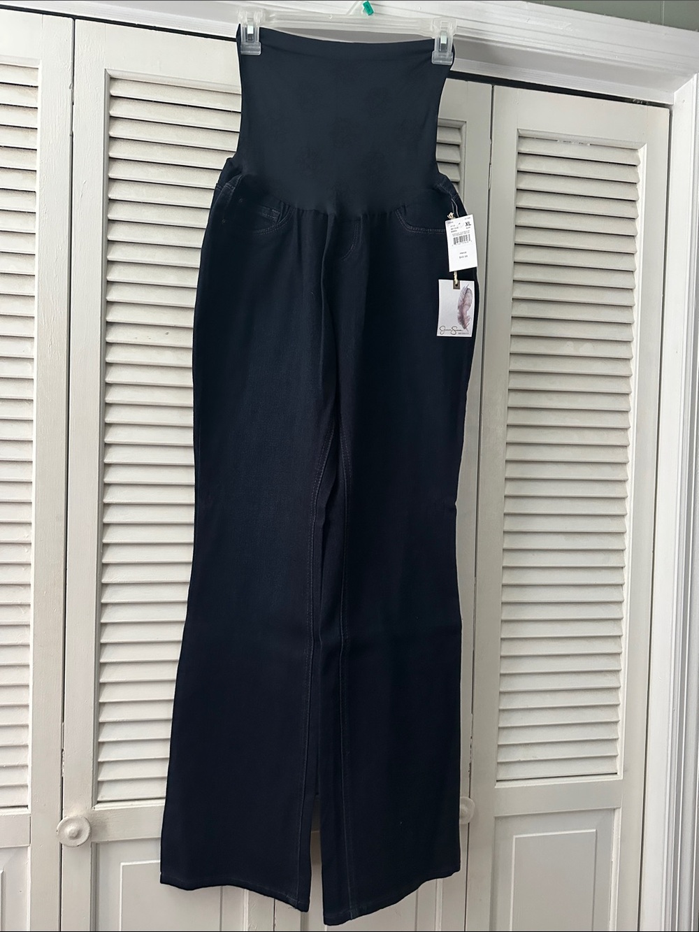 Jessica Simpson High-Waist Maternity Flare Jeans